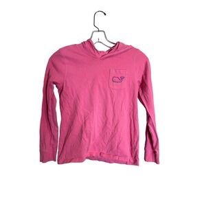 Vineyard Vines Hoodie Shirt Youth Medium‎ Whale Long Sleeve Pullover Casual